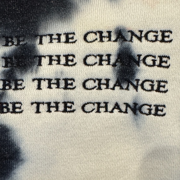 Tie-Dye Black & White Sweatpants - Picture 3 of 4